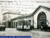 Južni (danas zapadni) kolodvor oko 1910. godine
